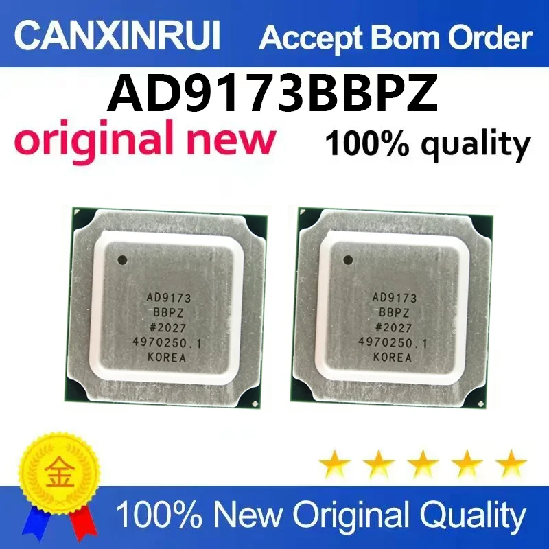 (5pcs-100pcs)Brand new original AD9173BBPZ original dual channel 16 bit analog-to-digital converter DAC