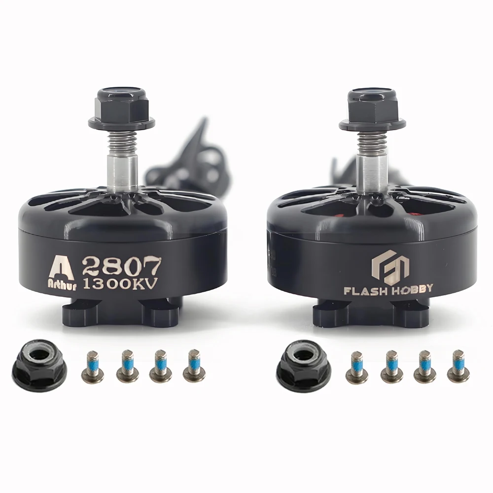 

4 шт./лот FlashHobby A2807 2807 KV1300 1300KV 6S бесщеточный двигатель постоянного тока для фиксированного крыла Fpv Drone RC Запчасти