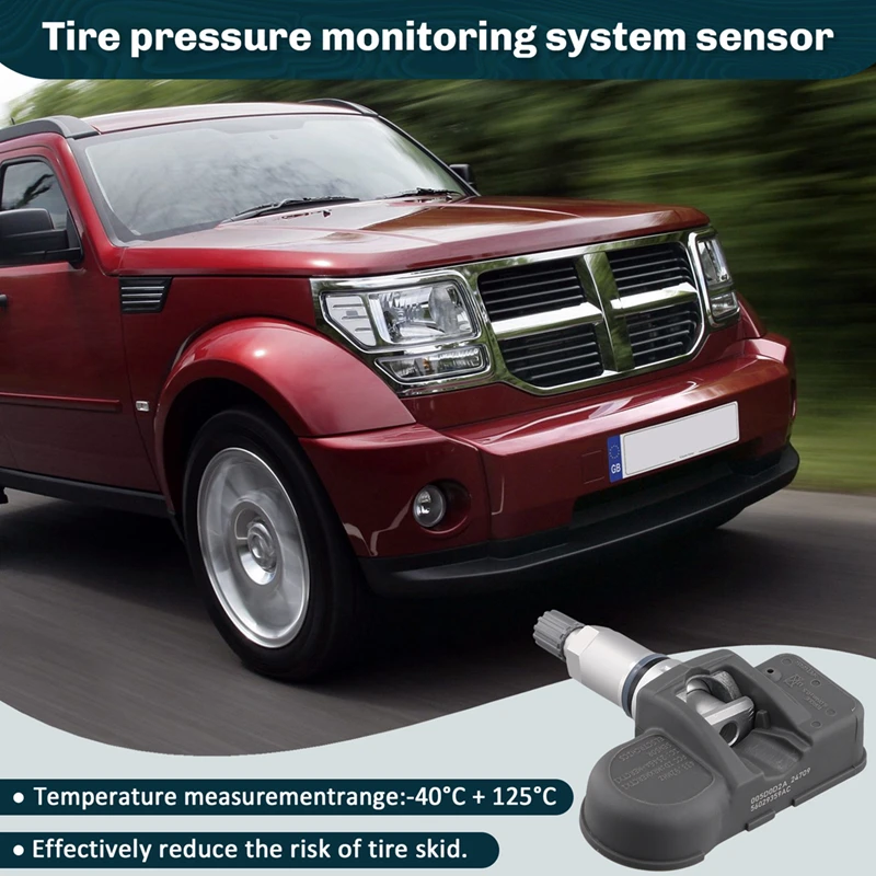 

4Pcs Car TPMS Tire Pressure Sensor Tire Pressure Detector 56029359AC 56029359AA For Dodge Nitro Avenger Caliber