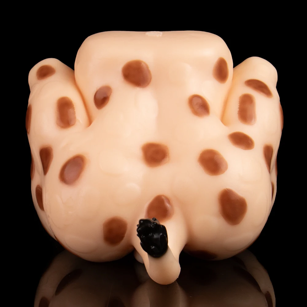 GEEBA Creative Giraffe Male Masturbator Dual Channel Soft Silicone Adult Onahole Vagina Anus Pocket Pussy Stroker SexToy for Men - view 2