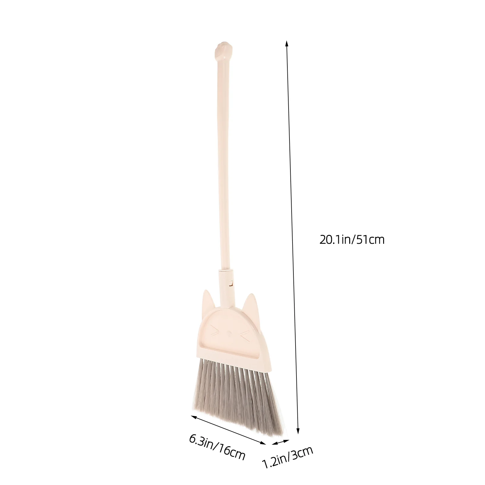 Juego para niños, limpieza de dibujos animados, herramientas de limpieza del hogar para niños pequeños, suministros de plástico para el hogar, escoba pequeña para el hogar