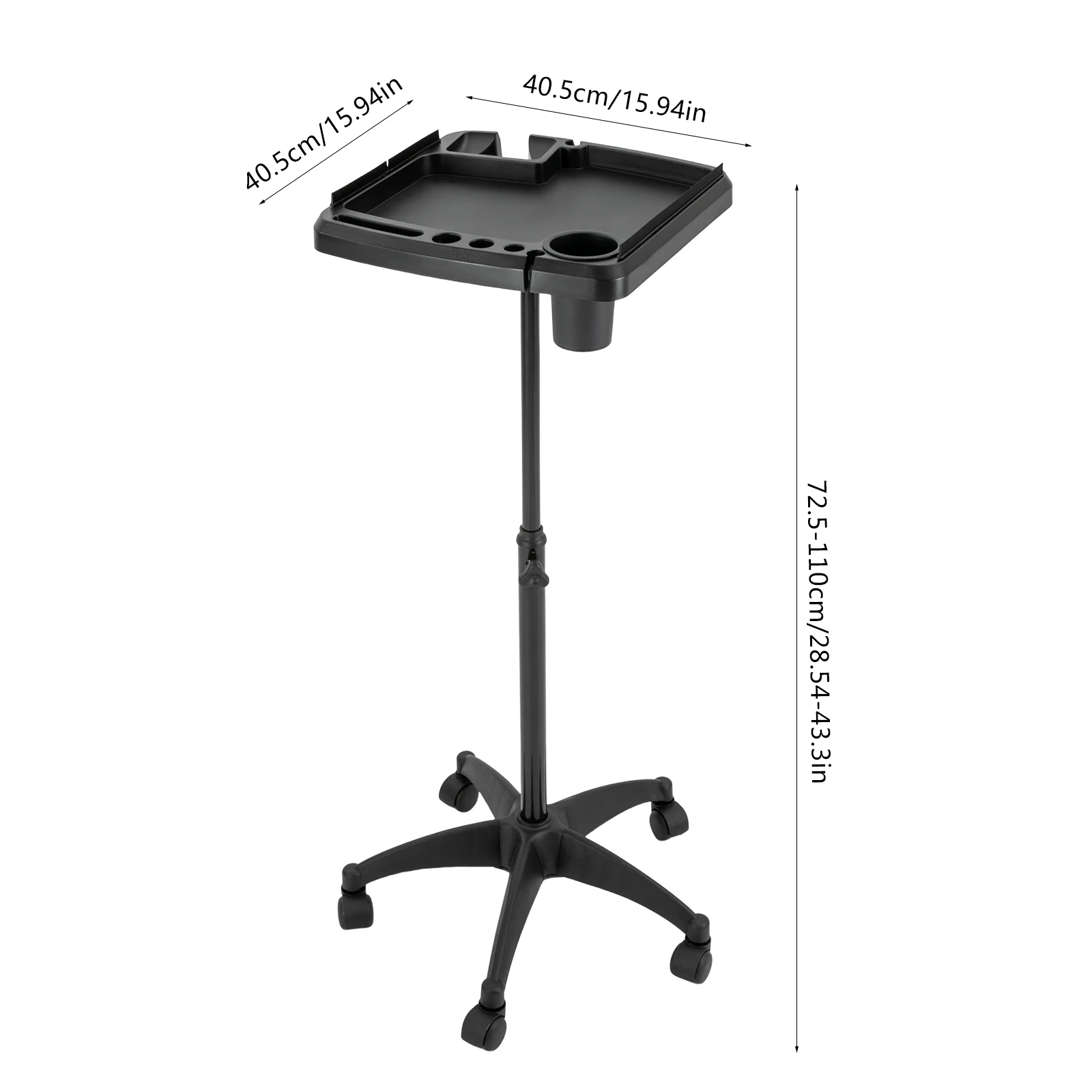 عربة أدوات وصلات الشعر، صينية متنقلة لتصفيف الشعر مع 5 عجلات، عربة تصفيف الشعر، أدوات الشعر المستعار، طاولة تمديد الشعر #3