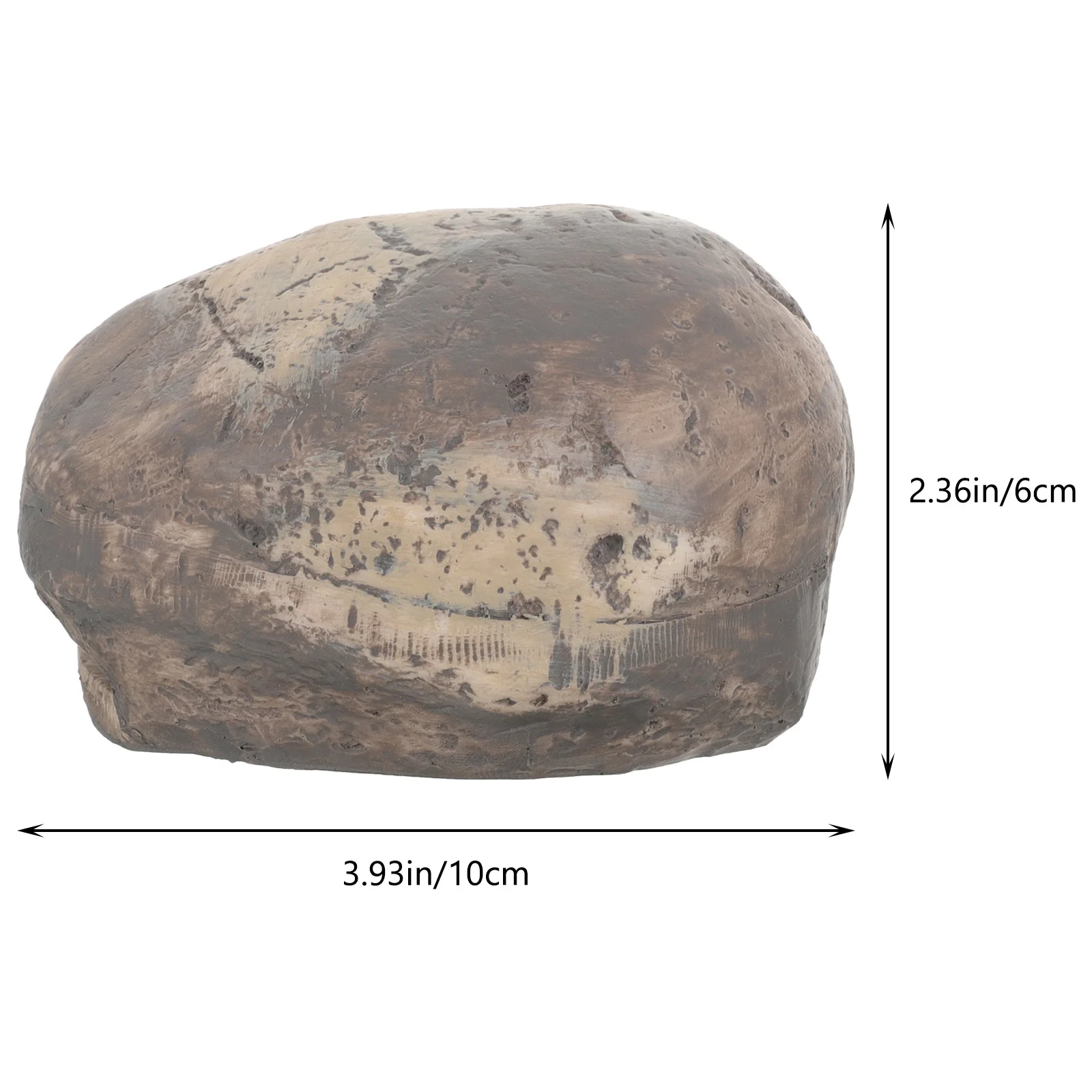 Stone Key Storage Box Outdoor Fake Appearance Holder Weatherproof Garden Resin Case Spare Keys Storage Case