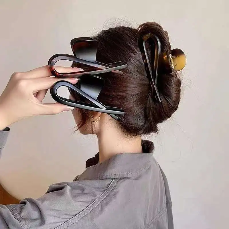 novo-retro-marrom-vermelho-grande-fosco-grampo-de-cabelo-feminino-acessorios-para-o-cabelo-primavera-e-verao-alta-j-sentido-tubarao-clipe-de-cabelo-cocar