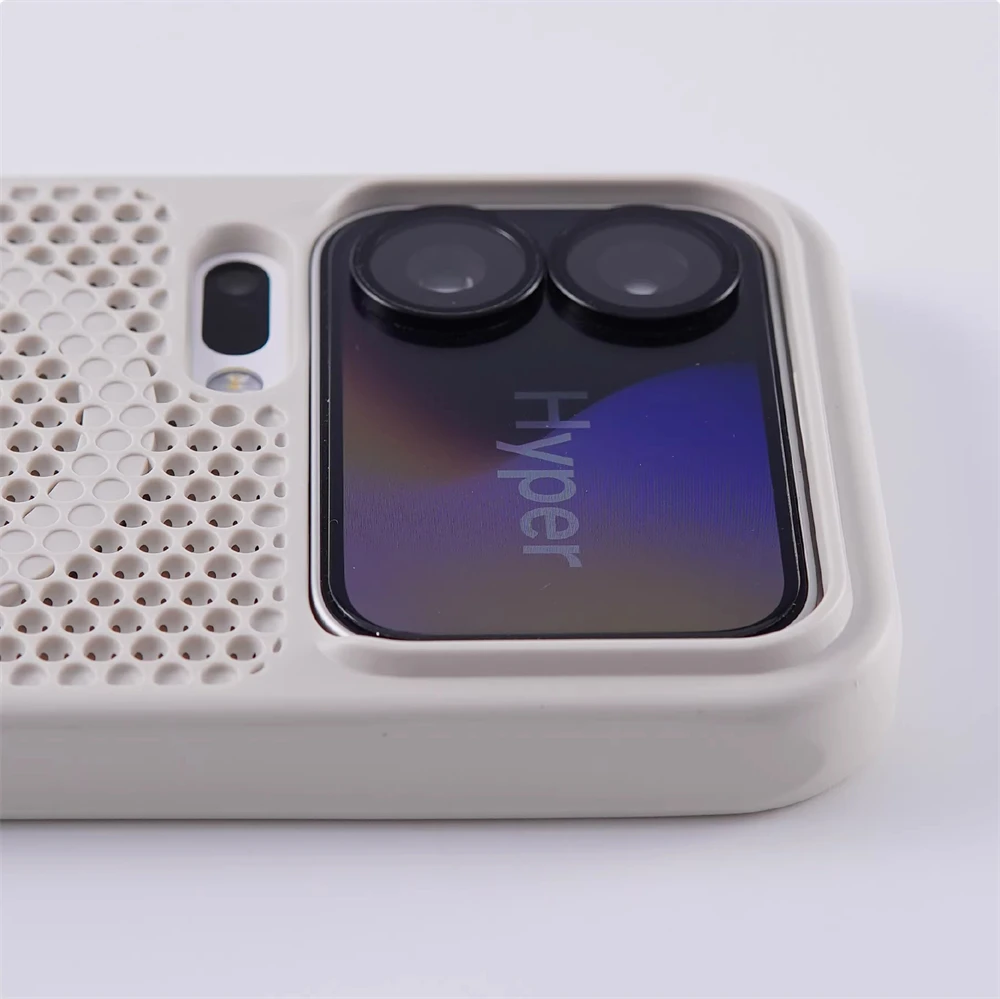 Luksusowe etui z magnetycznym bumperem rozpraszającym ciepło do Xiaomi MI 17 17Pro 17 ProMax, siatkowe, oddychające, odporne na wstrząsy, z uchwytem. — zdjęcie produktu 3