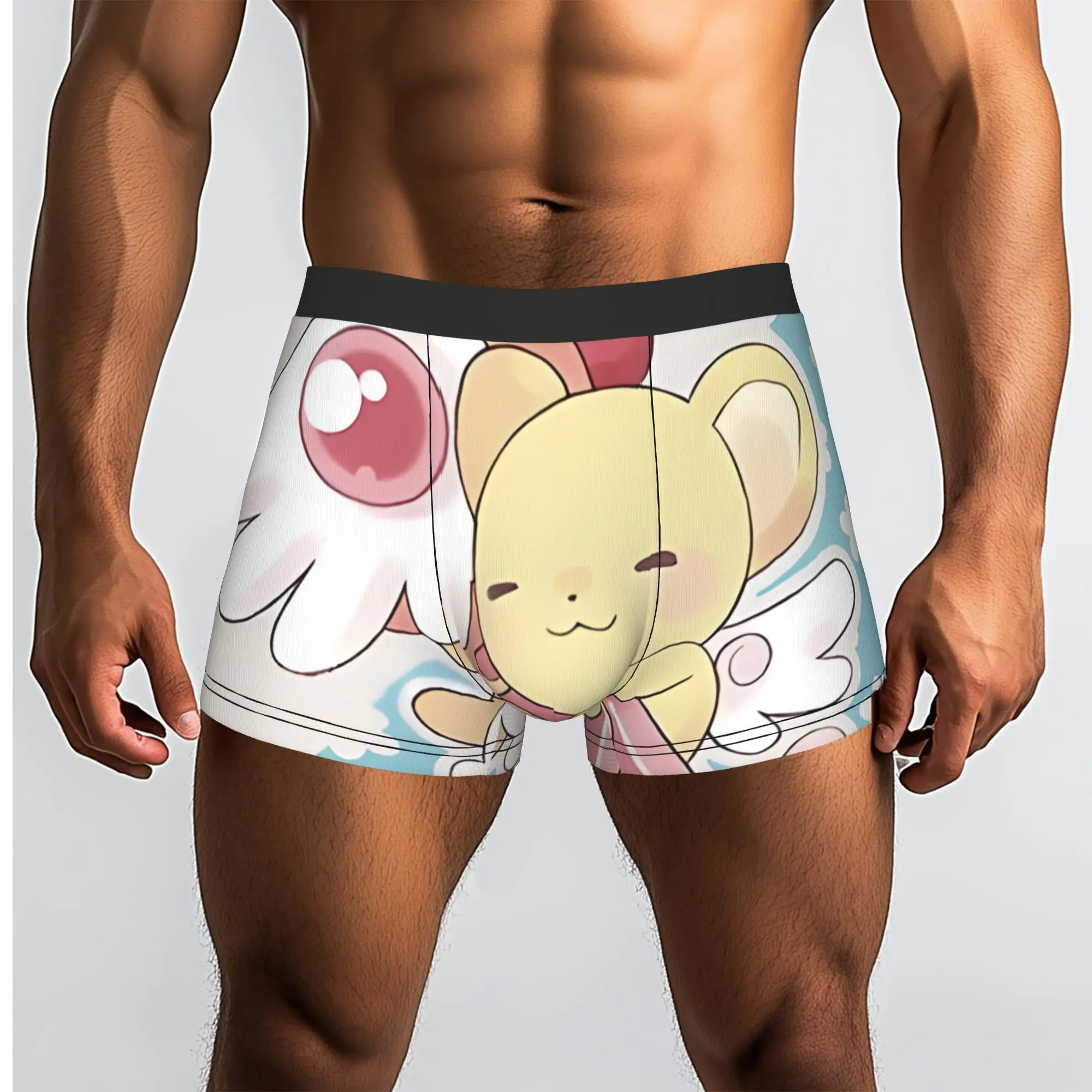 Cardcaptor Sakura Kero Bandai Cardcaptor Sakura Underpants Breathbale Panties Male Underwear Print Shorts Boxer Briefs