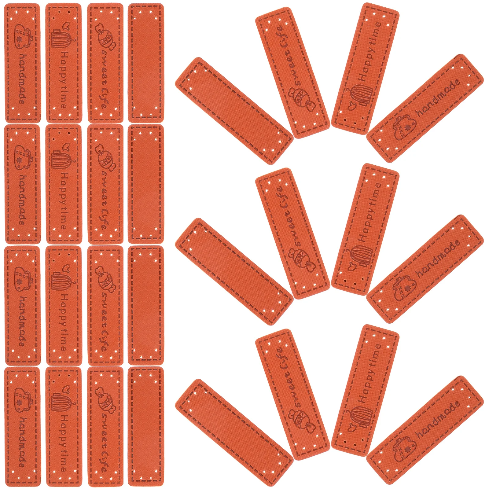 

120 шт., швейные этикетки «сделай сам», для сумок для одежды ручной работы, вязаные крючком бирки, бирки для одежды на заказ, принадлежности для рукоделия, швейные этикетки