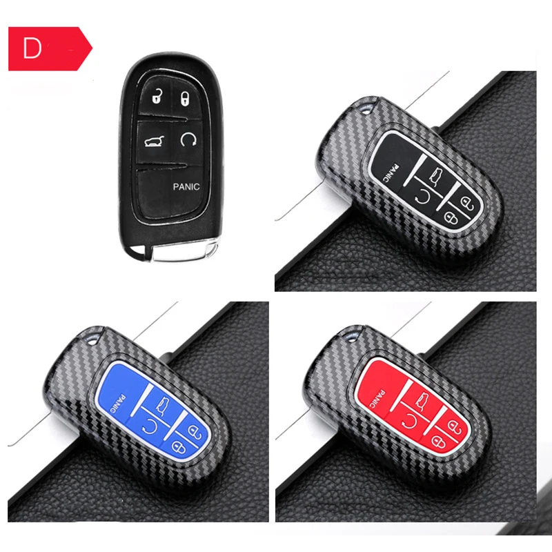 Carbon fiber Silicone Car key Cover Case For JEEP Grand Cherokee WK2 Renegade Compass Cherokee KL 2015 2016 2017 2018 2019 2020