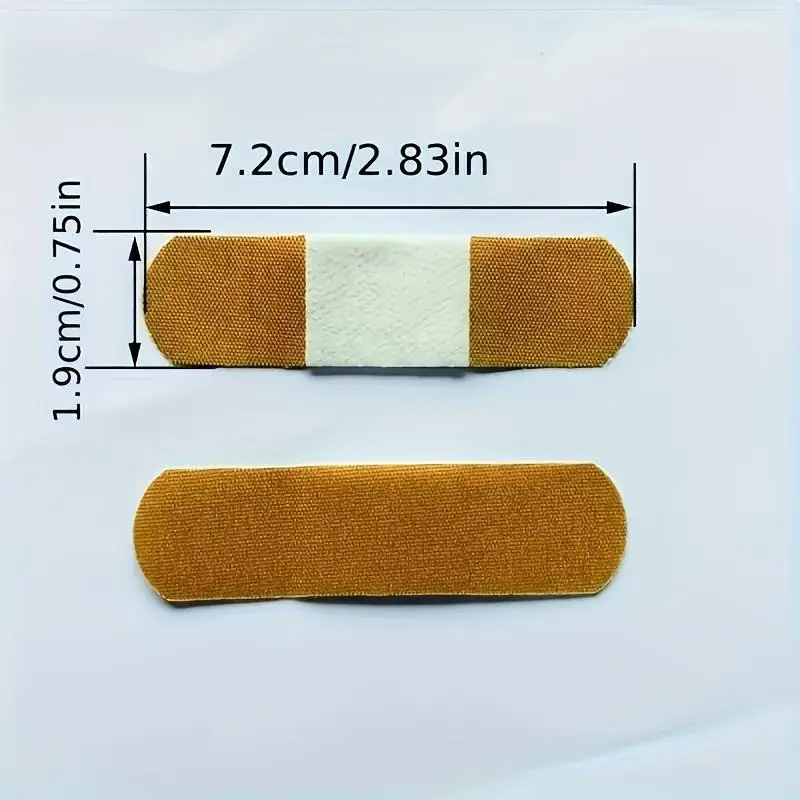 50/100 Stück Atmungsaktive Pflaster Wasserdichte Bandagen Erste-Hilfe-Wundverband Wundpflaster Notfall-Sets Pflaster – Detail 9
