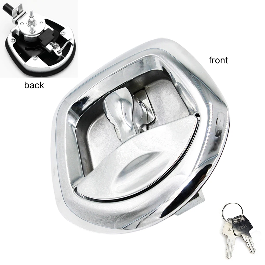 

Sturdy And Durable Whale Tail Lock For Trailers Trucks Made Of High-quality Material Metal Lock T-style Lock Black&White