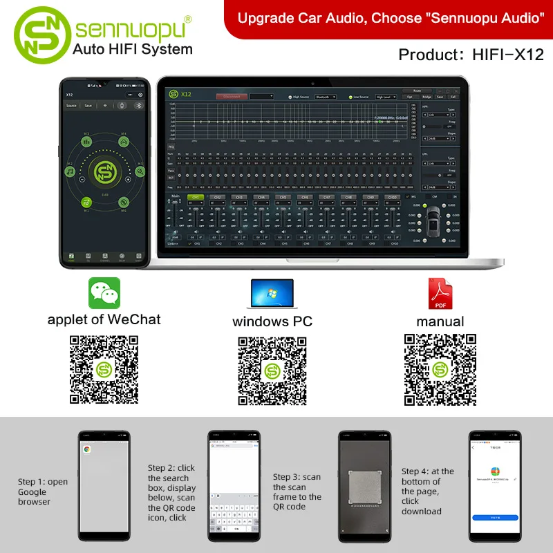 

Hot Selling Sennuopu HiFi X12 New Arrival Professional Audio Dsp Amplificadores Power Amplifier