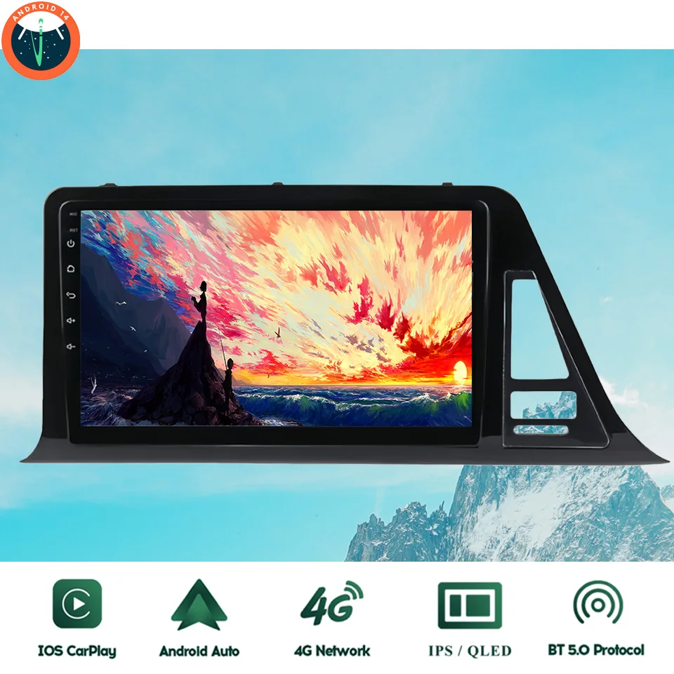 

Android 14.0 Car Radio Stereo Audio Video Multimedia Player For Toyota C-HR CHR 2016 - 2021 Auto GPS Navigation Head Unit RDS BT