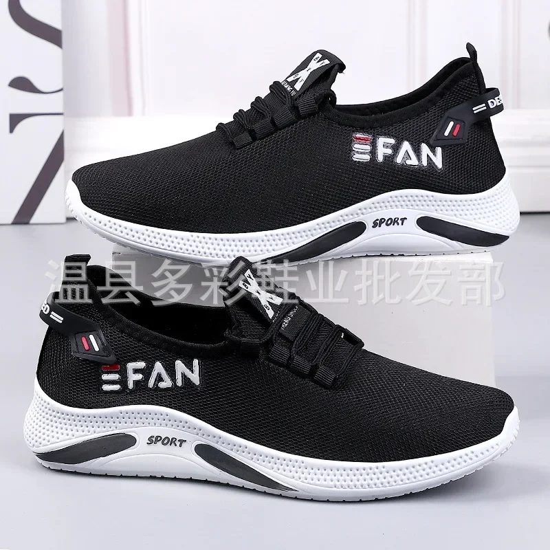 Lightweight Mens Sports Shoes 2024 New Men Casual Shoes Soft Breathable Wear-resistant Male Driving Flat Shoes Кроссовки Мужские