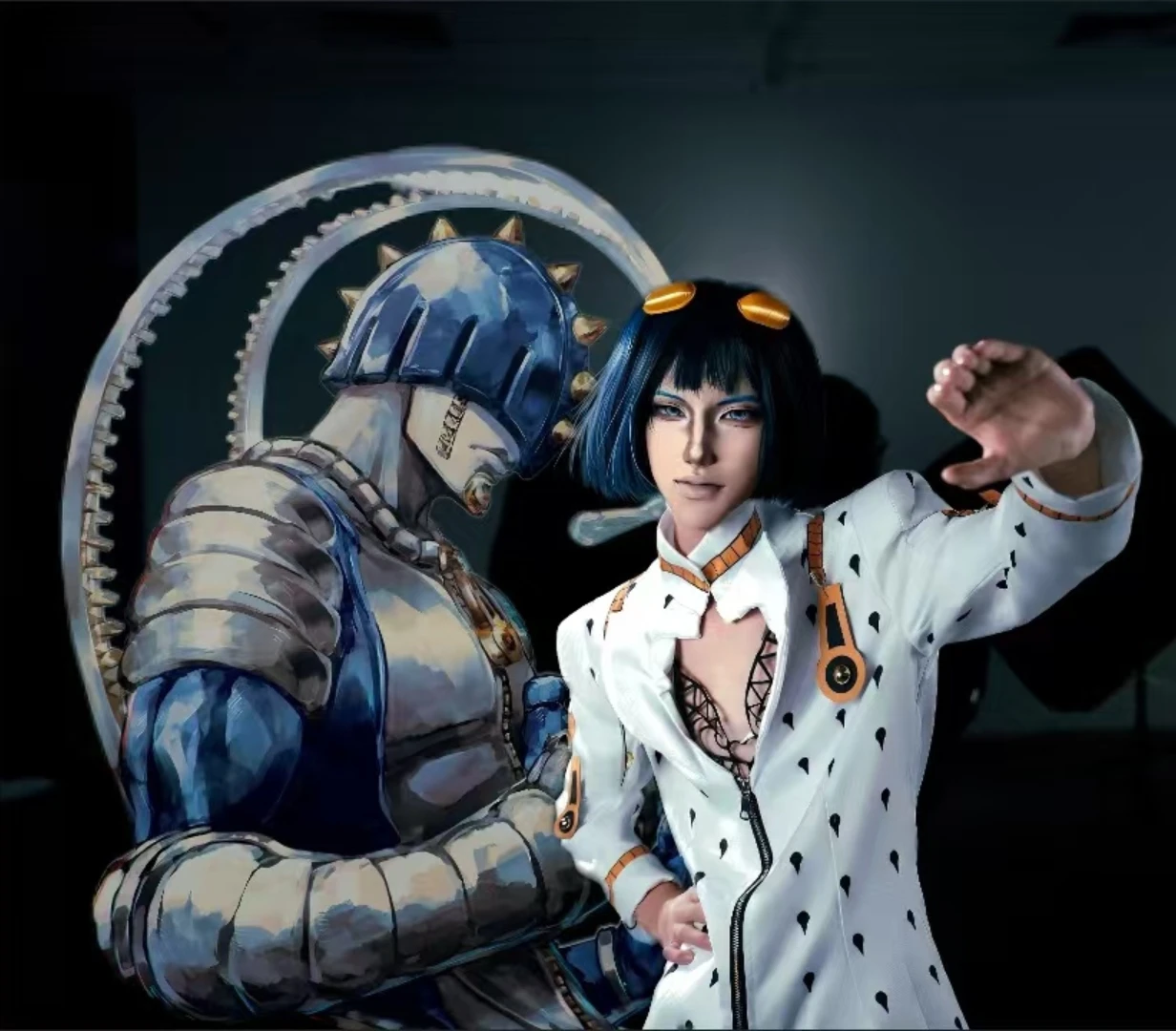 

Bruno Bucciarati Cosplay Costume JoJo Golden Wind Anime Suit