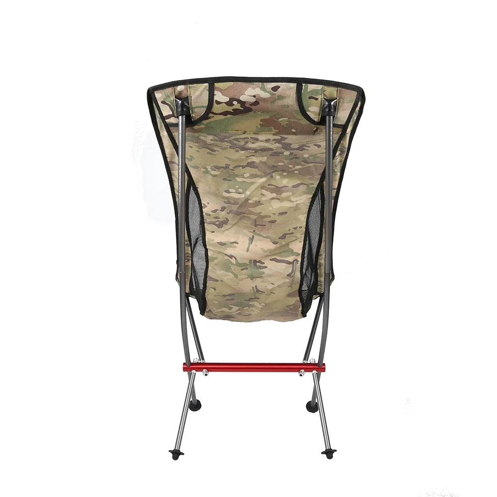 Popular High Back Chair All Aluminum Connection and Imported Fabrics Folding Chair for Outdoor Camping