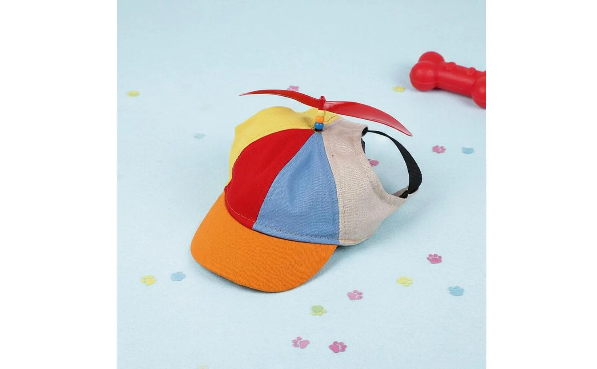 Rotating Propeller Dog Cap Lightweight Pet Propeller Hat Dog Helicopter Hat Colorful Rainbow Pet Sport Cap for Outdoor