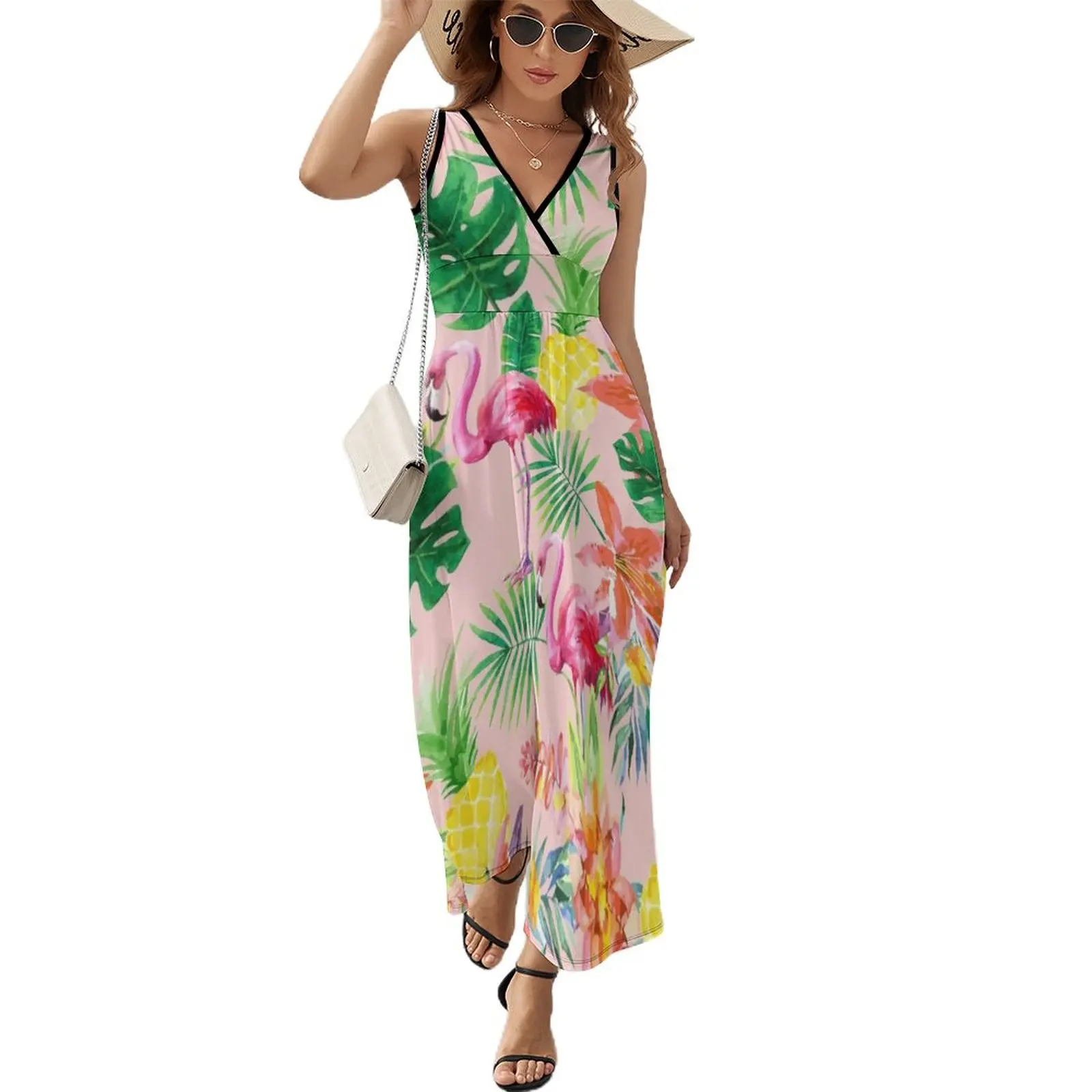 

Tropical Sleeveless Dress dresses for women summer dresses for women 2024 sexy dress