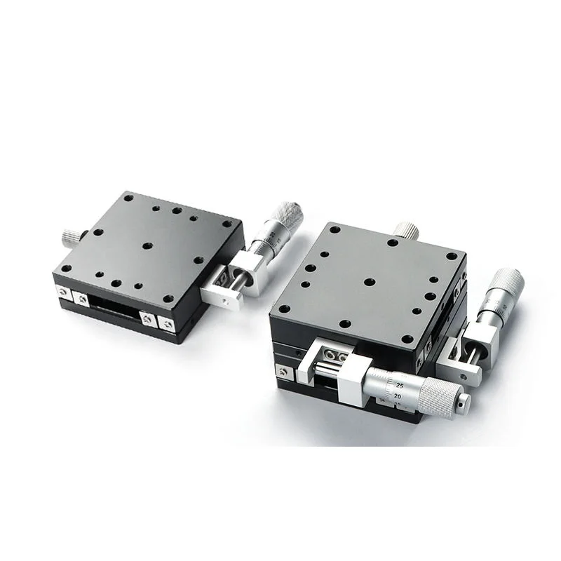 XY Axis Mini Displacement Platform Manual Fine Adjustment Slide Table