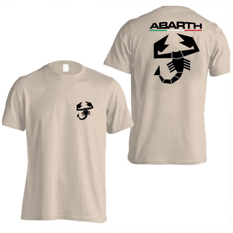 2026 Now Abarth Scorpion Graphic T‑Shirt, Men Women Summer Sports Short Sleeve Tops, Italian Modified Rally Racing Style
