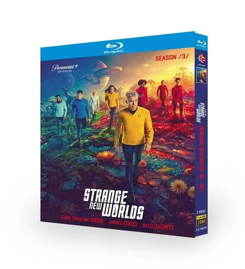 

Star Trek Strange New Worlds Season 3 2025 Blu-ray BD 2 Discs New Box Set Sealed BD