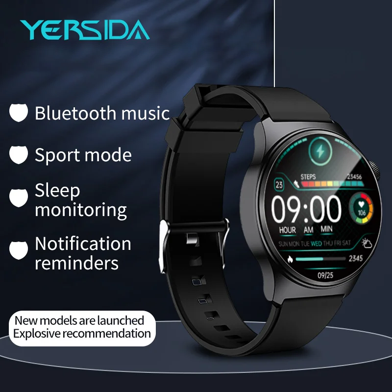 Смарт-часы YERSIDA MS6 с экраном высокого разрешения, Bluetooth 5,4