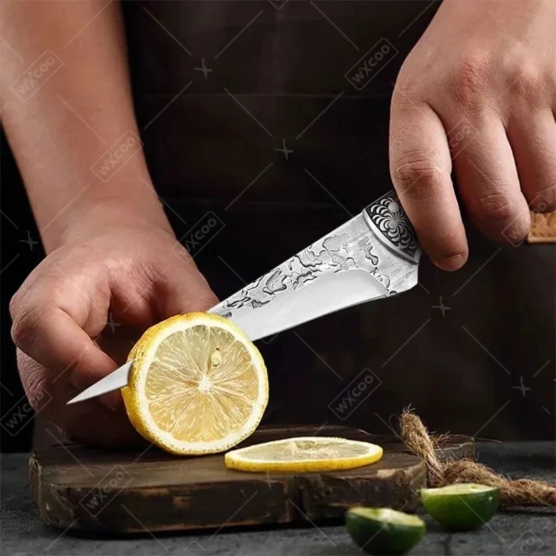 WXCOO Professional Chef Knife Sharp Multifunctional Kitchen Knives Stainless Steel Meat Slicer Fruit Peeler Kitchen Acceesories
