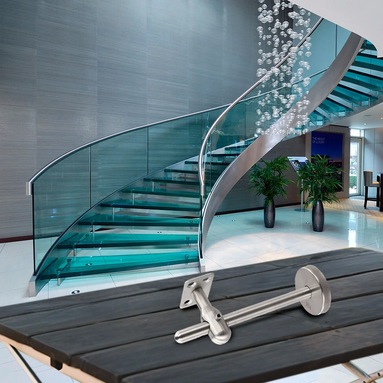 

Кронштейн для поручней из нержавеющей стали 304: гибкая установка, долговечность, премиум-качество