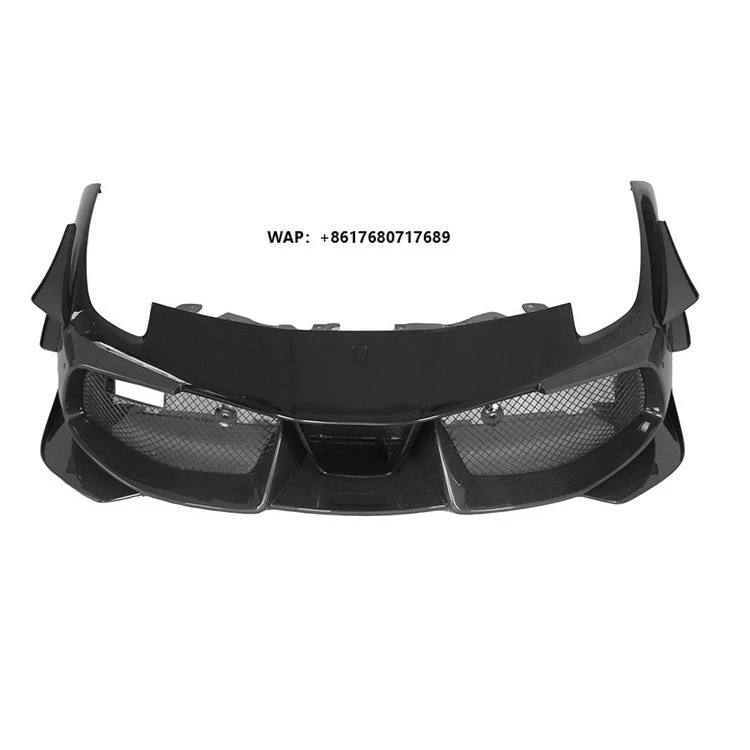 Challenge Evo Style Partial Carbon Fiber  Front Bumper Accessories Body Kit for 488 GTB or Spider