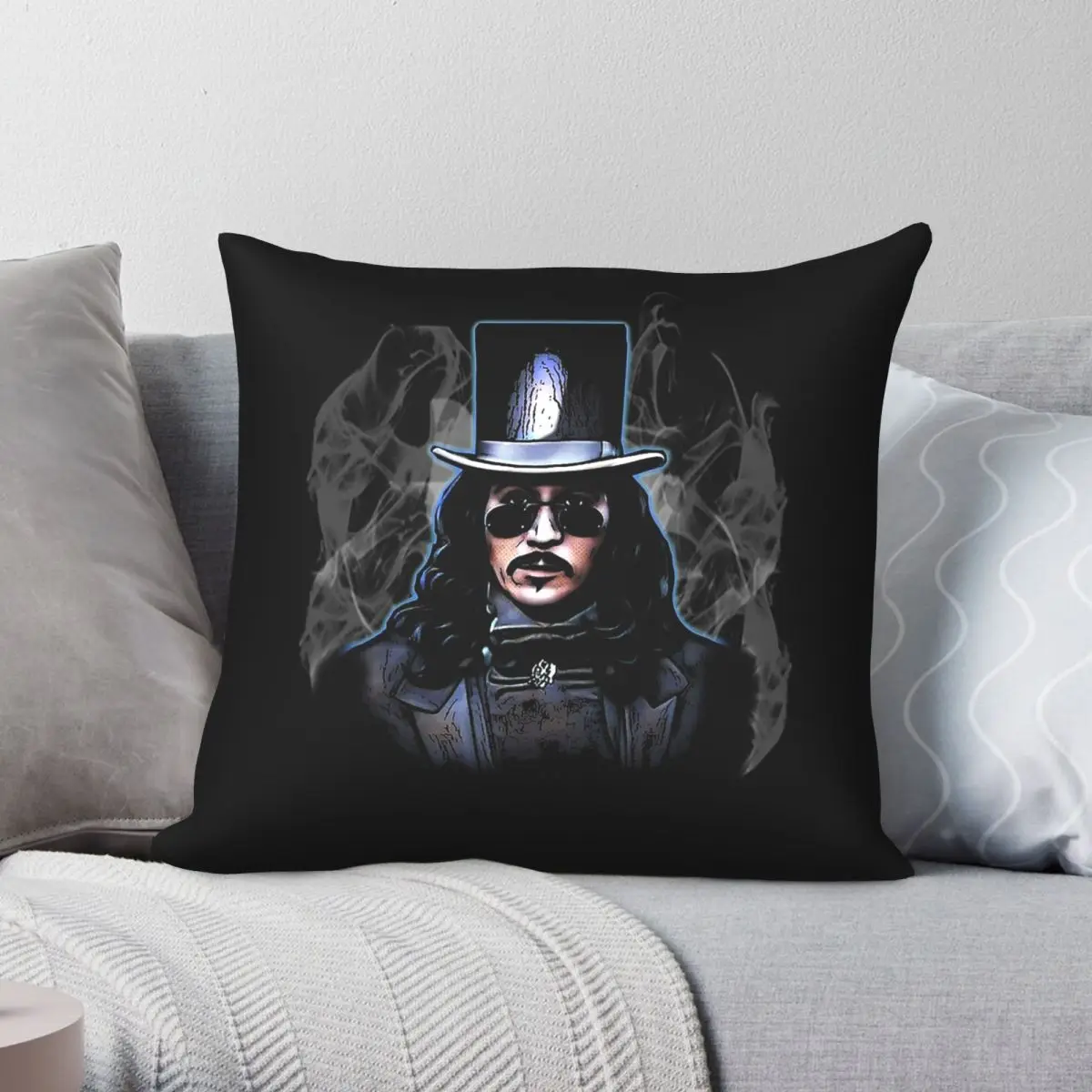 Bram Stokers Dracula Square Pillowcase Polyester Linen Velvet Pattern Zip Decor Throw Pillow Case Room Cushion Cover