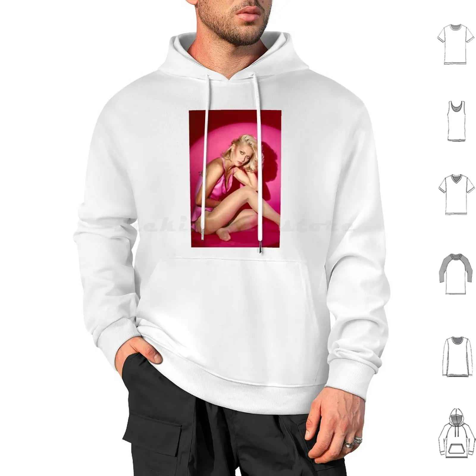 Camiseta con capucha de algodón de manga larga para mujer, diseño vintage, divertido, modelo Oakes, de la colección Love Randi Album
