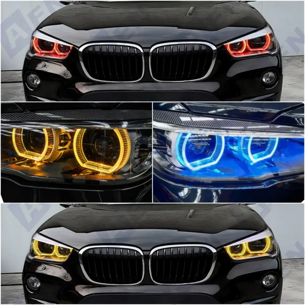 

Платы DRL без RGB CSL с желтым ангельским глазом для 2017 2018 2019, BMW X1 F48, светодиодные фары, модуль дневных ходовых огней 63117428791