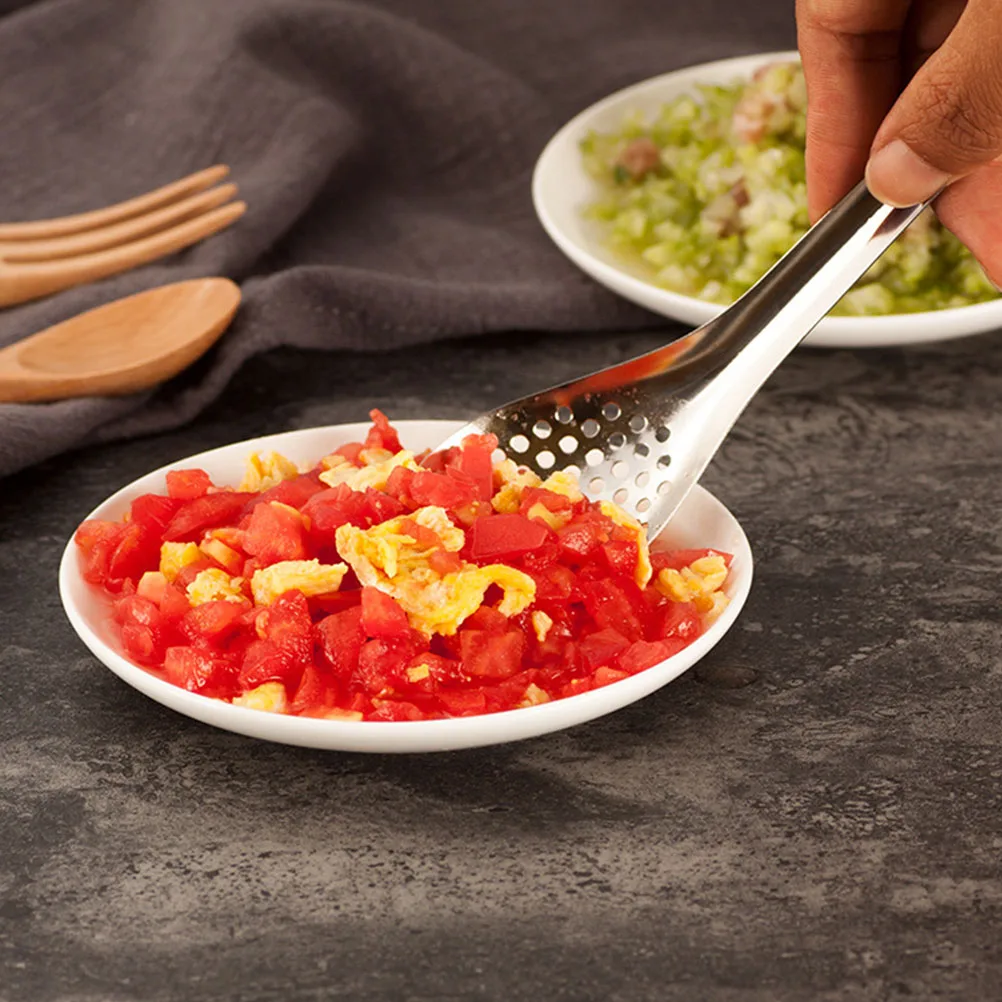 

4 Pcs Stainless Steel Caviar Colanders Food Grade Mirror Finish Porous Design Kitchen Gadgets Strainer Spoons Cooking Utensils