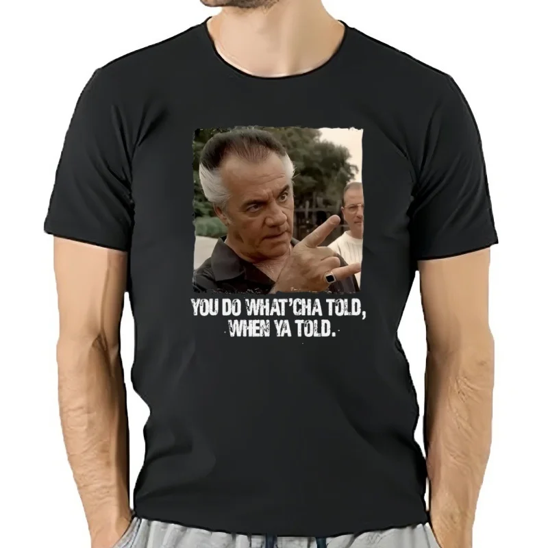 Soprano Paulie Walnuts película retro mafia personaje divertido camiseta nouveau