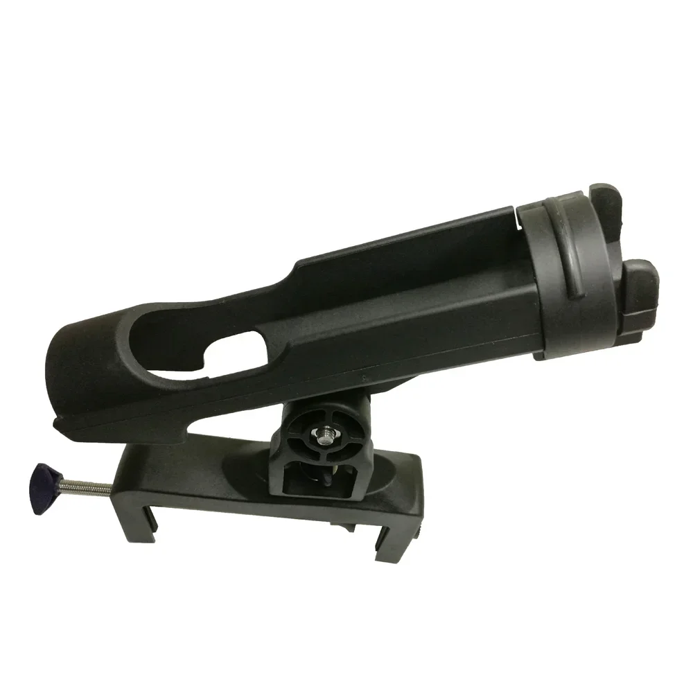 Clamp on Removable Yacht Kayak Canoe Fishing Rod Rack Holders Support Pole stand Bracket 360 Degree Rotatable