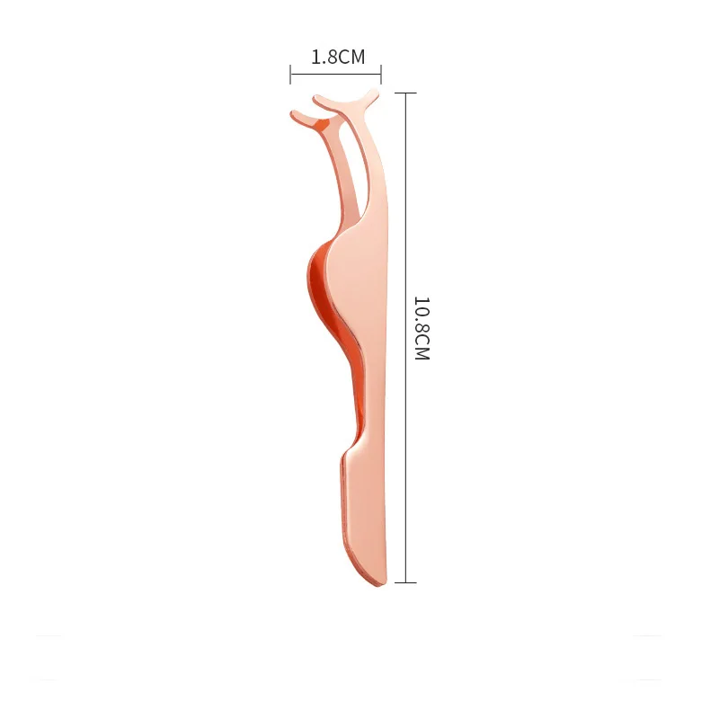 Applikator-Werkzeug für falsche Wimpern, Pinzette zur Wimpernverlängerung, Pinzette aus Edelstahl, Zange zum Entfernen von Wimpernclustern