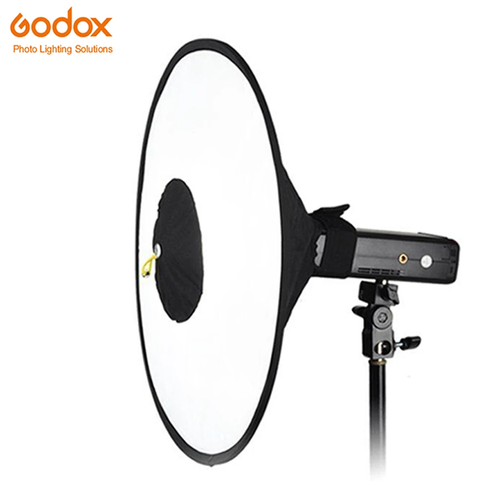 

Godox конический софтбокс RS18 портативный складной круглый мягкий диффузор универсальный для большинства вспышек камеры/Speedlite/AD200 и т. д.