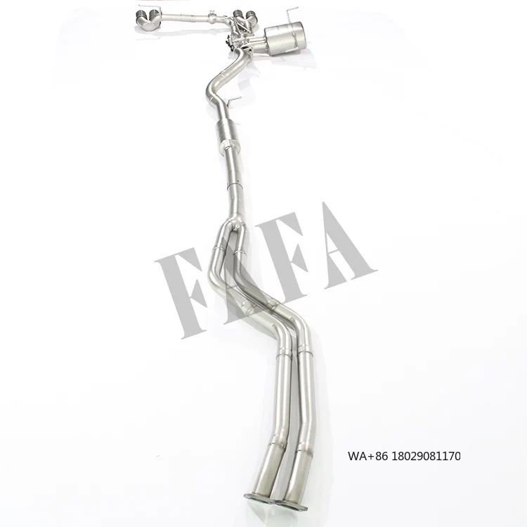 

Высокопроизводительная выхлопная система Catback из нержавеющей стали для BMW 325i E92 3.0: средняя и задняя секции, с клапаном, глушителем и трубами