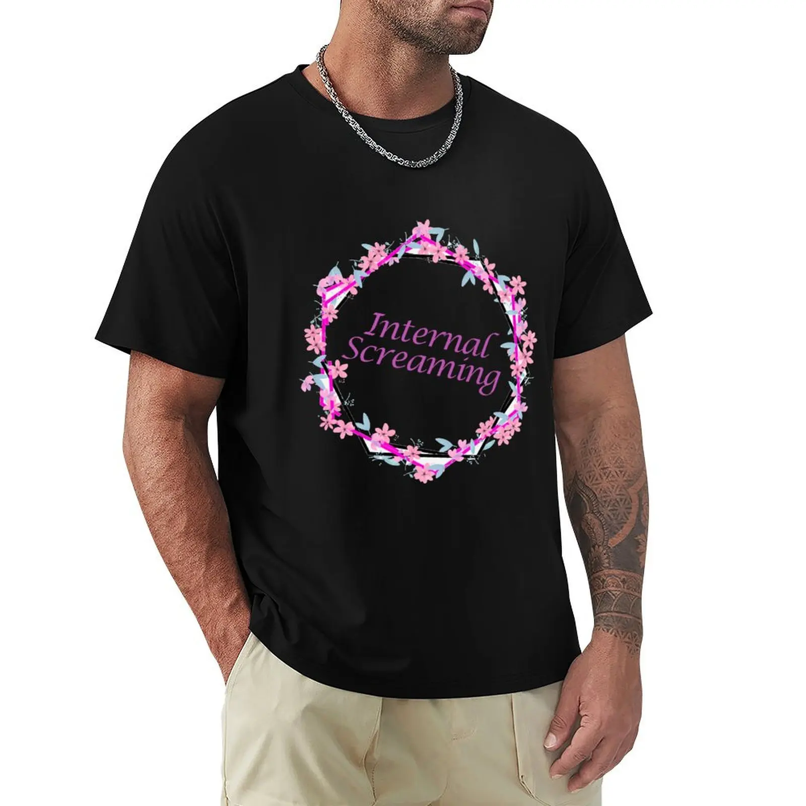 Internal Screaming T-Shirt Heavy Duty Casual Work Tee