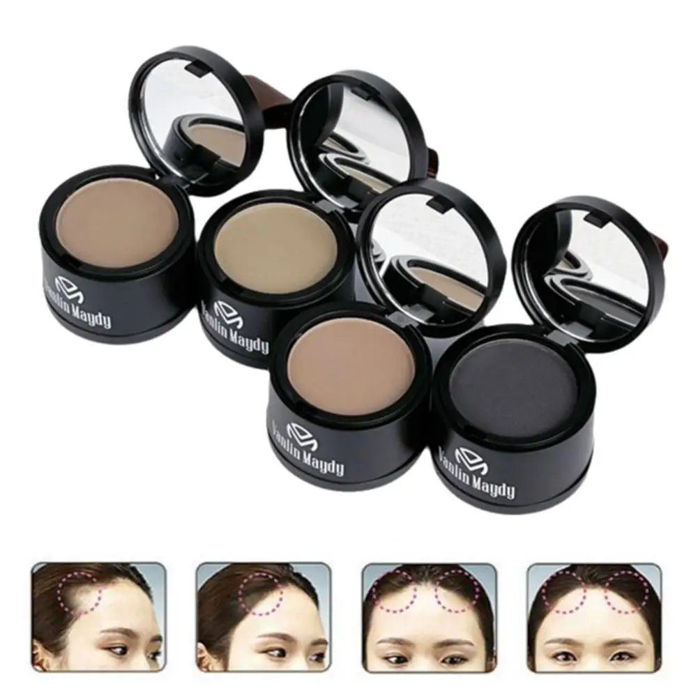 

4Colors Hairline Shadow Fluffy Thin Powder Pang Line Shadow Bald Coverage Hair Root Cover Up Concealer Hairline Repair product