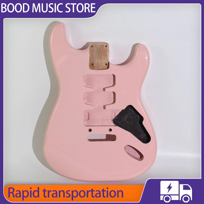 Shell Pink Fend Straocaste Electric Guitar Body Two-point bridge opening Alder Wood High-end Guitar Body