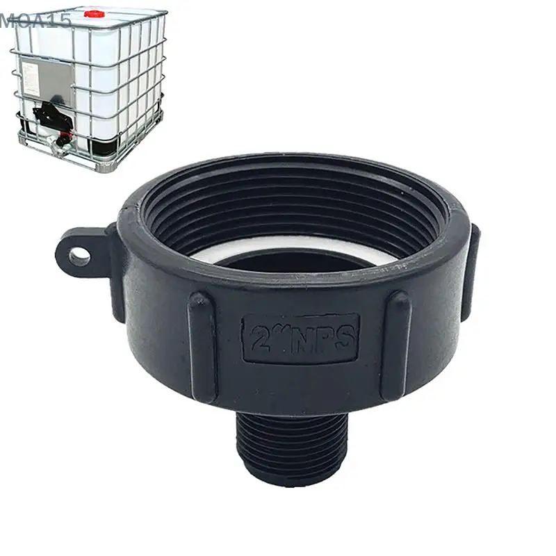1Pc IBC Water Tank Reducing Adapter Durable S60 Fine Thread to 2''NPS 3/4'' Garden Hose Connector