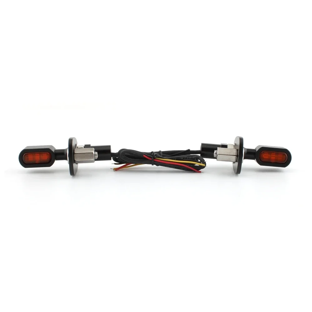 2Pcs Motorcycle Rear LED Turn Signal Indicators Amber Running Light For Harley Nightster Special RH975 RH 975 RH-975 All years