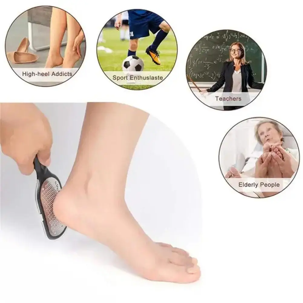 Foot File Scraper Callus Remover Feet Professional Pedicure Care Skin Foot Removal Tools Corn Dead Steel Remover Foot Y6G7