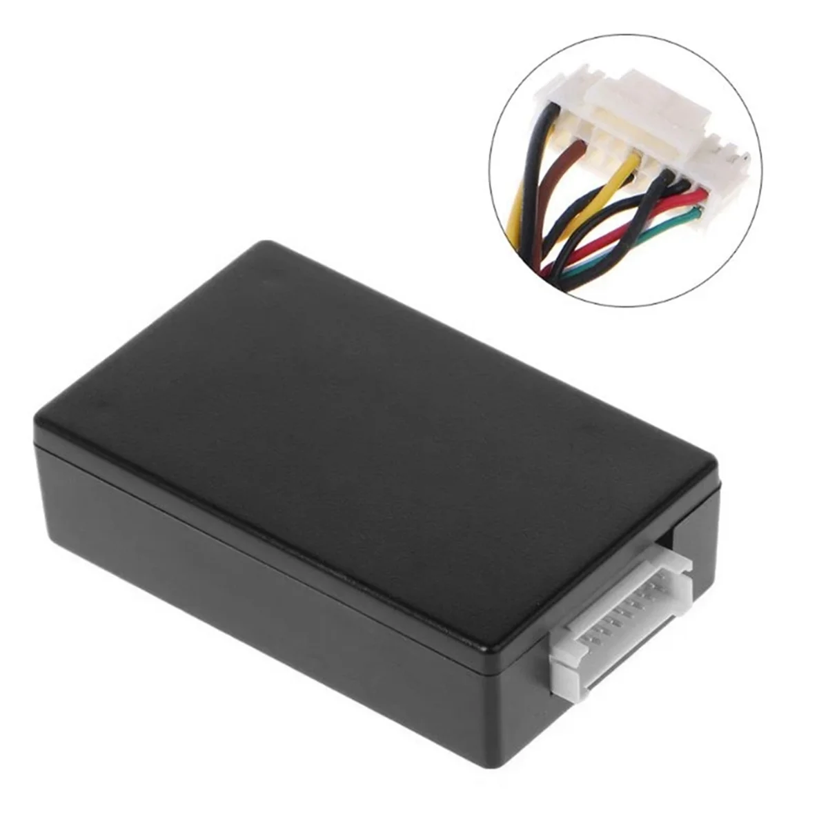 Adaptador de caja decodificadora de convertidor de señal N89R RGB a (RCA) AV CVBS para cámara de visión trasera de fábrica Tiguan Golf 6 Passat CC