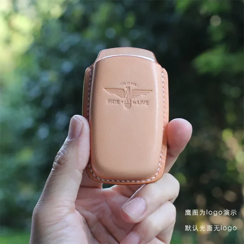 for Acura CDX RDX TLX Leather Key Case Handmade Vegetable Tanned Key Cover
