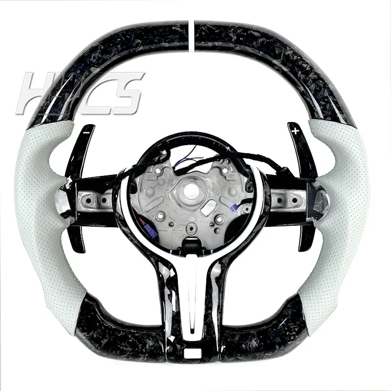 Car interior accessories forged carbon fiber steering wheel for  F10 30 20 80