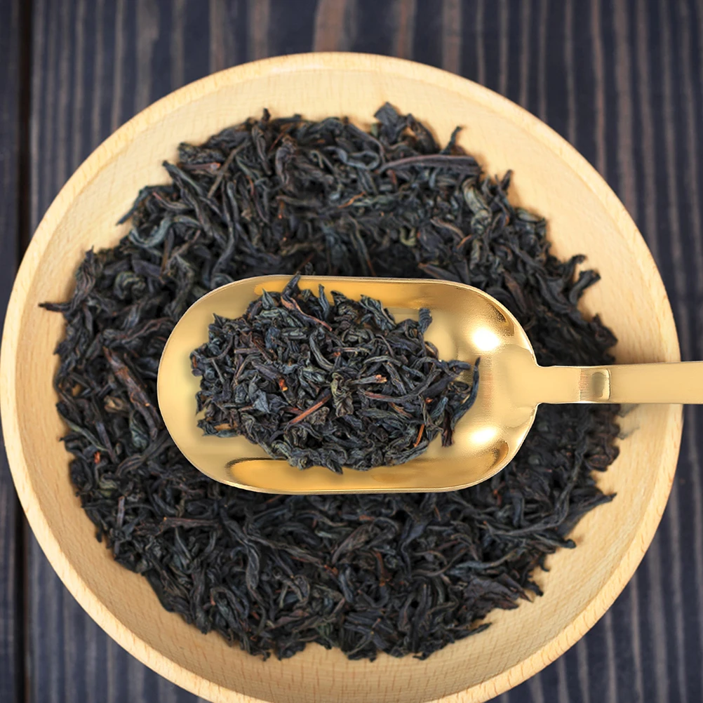 

2 Pcs Teaspoon Stainless Steel Spoons Accessory Loose Leaf Spatula Teaspoons Kung Fu Accessories