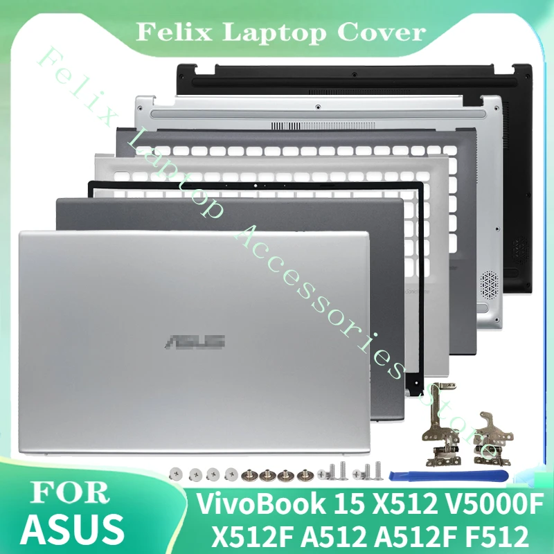 

New Original For ASUS VivoBook 15 X512 V5000F X512F A512 A512F F512 Top Case LCD Back Cover/Front Bezel/Palmrest/Bottom Case