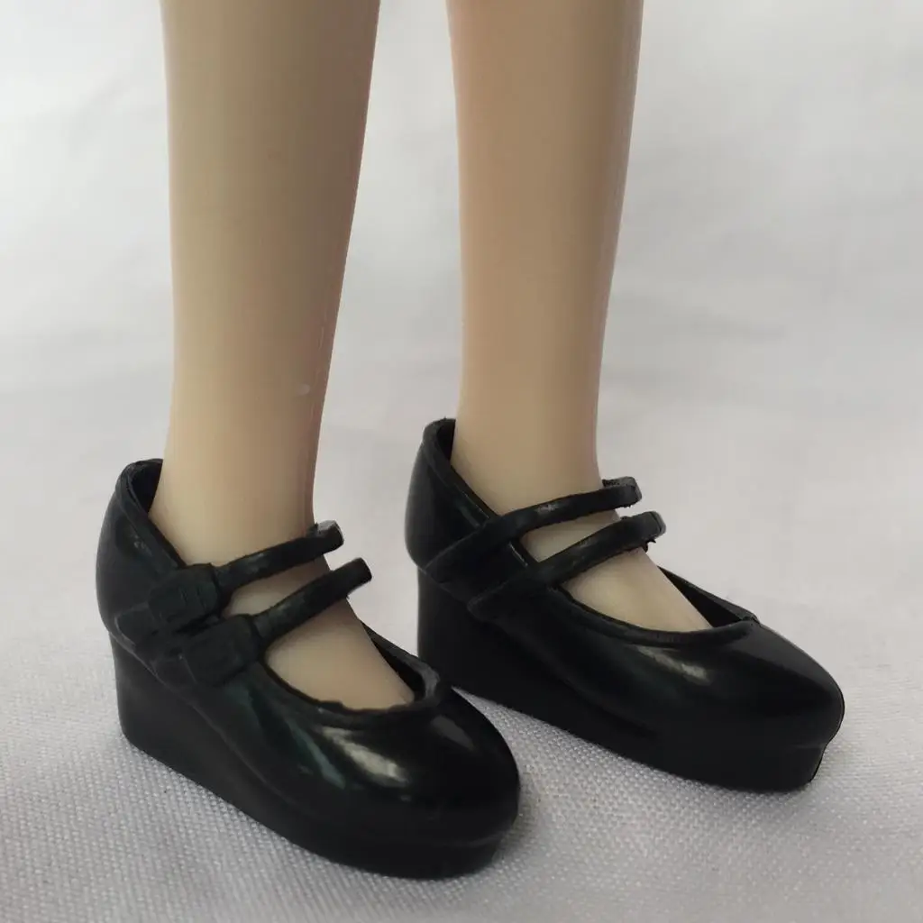 1/6 BJD Shoes Slope Heels Outfits for 12inch for DOD Ball Jointed Doll