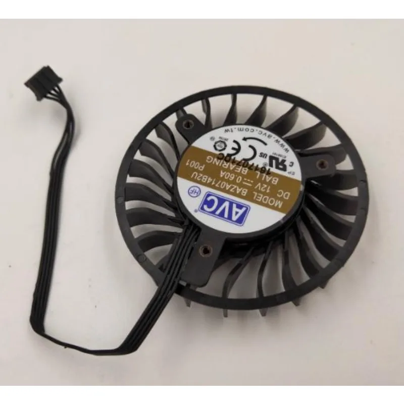 New CPU Fan for AVC BAZA0714B2U QUADRO P4000 Graphics Card Fan